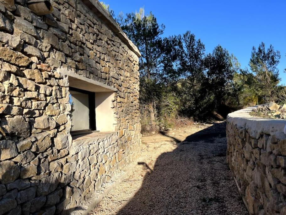 Au Cabanon Villa Pourrieres Bagian luar foto