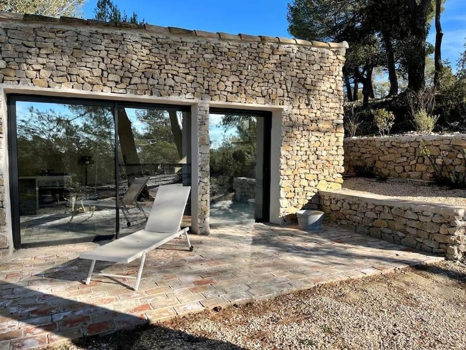 Au Cabanon Villa Pourrieres Bagian luar foto